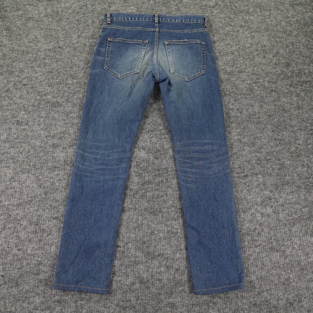 Saint Laurent Paris D02 M/SK-LW Skinny Jeans Men's 29 Made in Japan Blue Denim - Picture 2 of 13